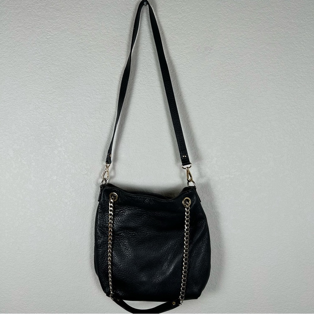 Michael Michael Kors bag, shoulder crossbody classic black leather capsule basic
